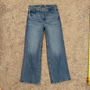 Old Navy Sky-Hi Wide Leg Jeans | Extra High Rise | Size 8